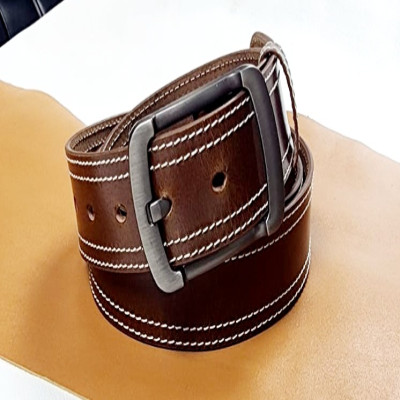 Single part buffalo leather Belt