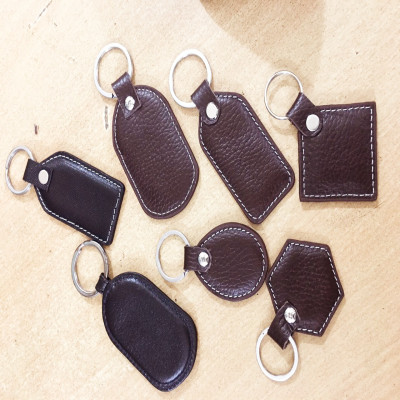 Leather key ring