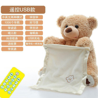 Peek-a-Boo teddy bear