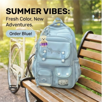 School Bag (sky blue)