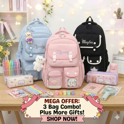 School bag(combo 3 pieces )