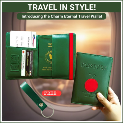 Bangladeshi flag passport cover