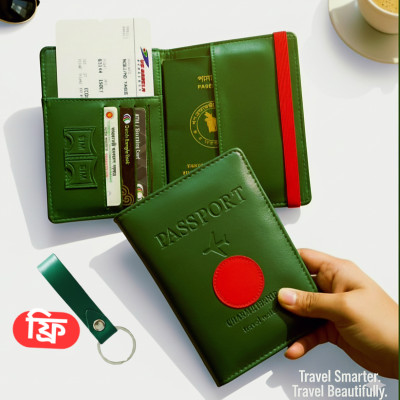 Bangladeshi flag passport cover