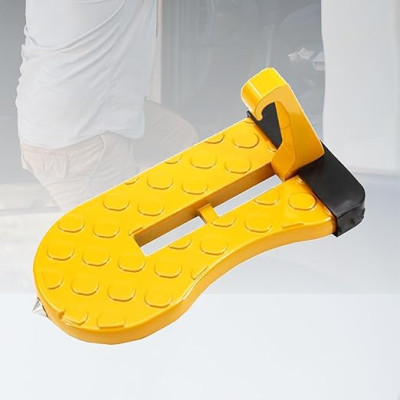 Multifunctional Car Door Step Hook (Yellow)