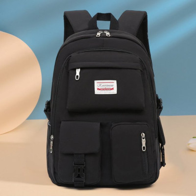 Casual school backpack Black