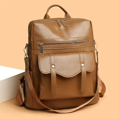 Elegant Retro backpack [coffee brown]