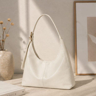 Hobo Tote Bag White
